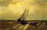Famous Boats Paintings - Fishing Boats on the Bay of Fundy